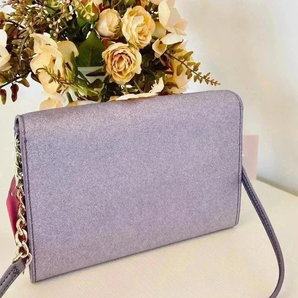 Kate Spade Tinsel Glitter Flap Crossbody - Picture 3 of 8